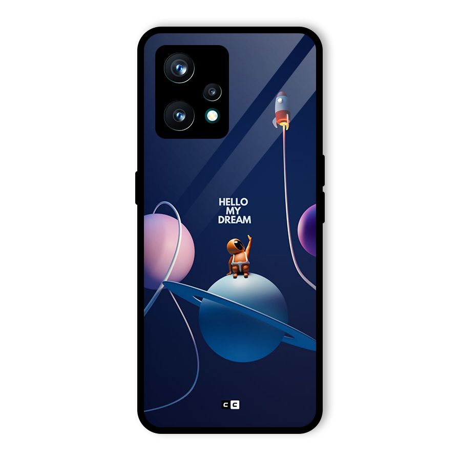 Hello My Dream Glass Back Case for Realme Narzo 50 Pro
