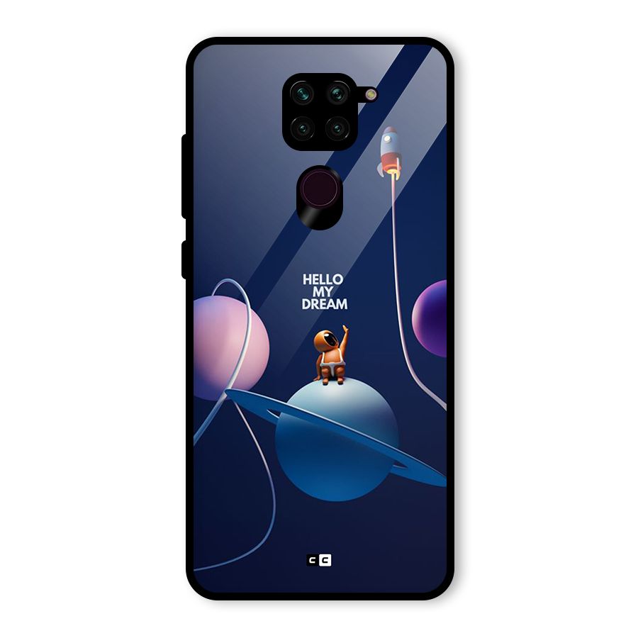 Hello My Dream Glass Back Case for Redmi Note 9
