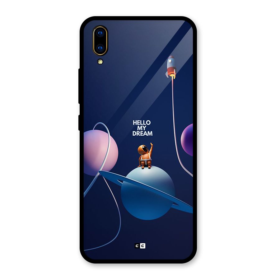 Hello My Dream Glass Back Case for Vivo V11 Pro