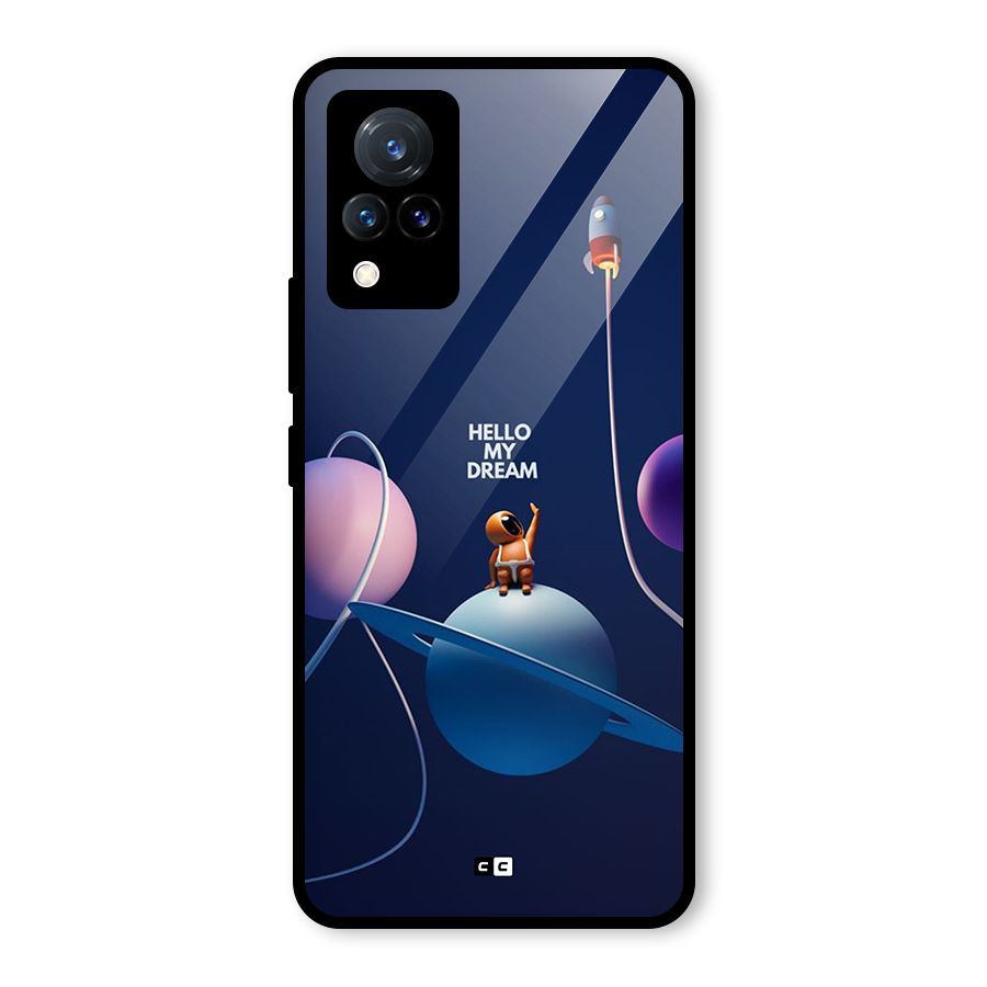 Hello My Dream Glass Back Case for Vivo V21 5G