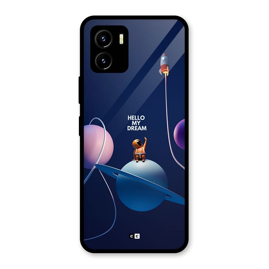 Hello My Dream Glass Back Case for Vivo Y15s