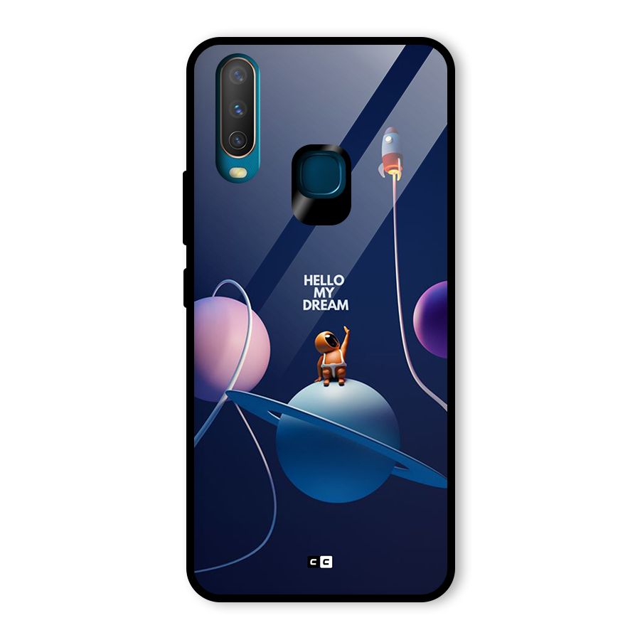 Hello My Dream Glass Back Case for Vivo Y17