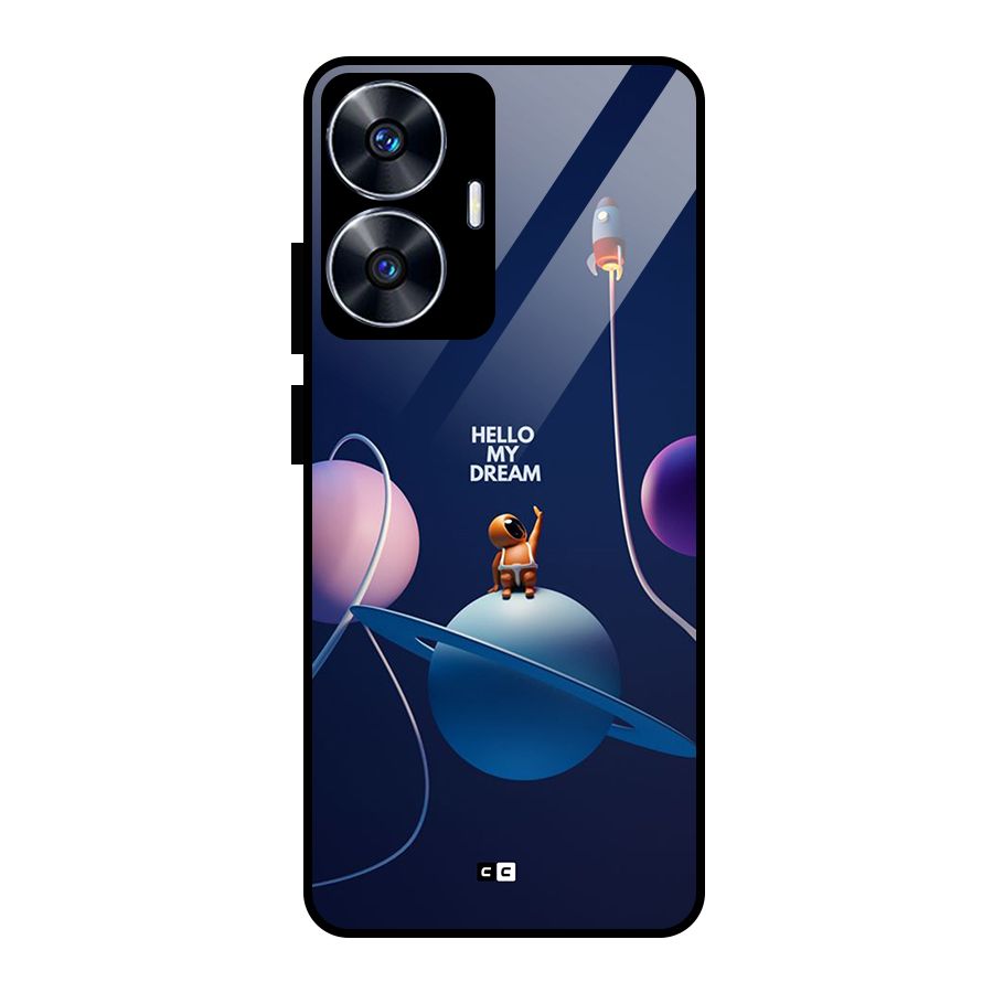 Hello My Dream Glass Back Case for realme C55