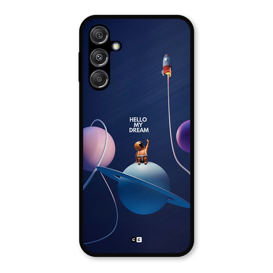 Hello My Dream Metal Back Case for Galaxy M34 5G