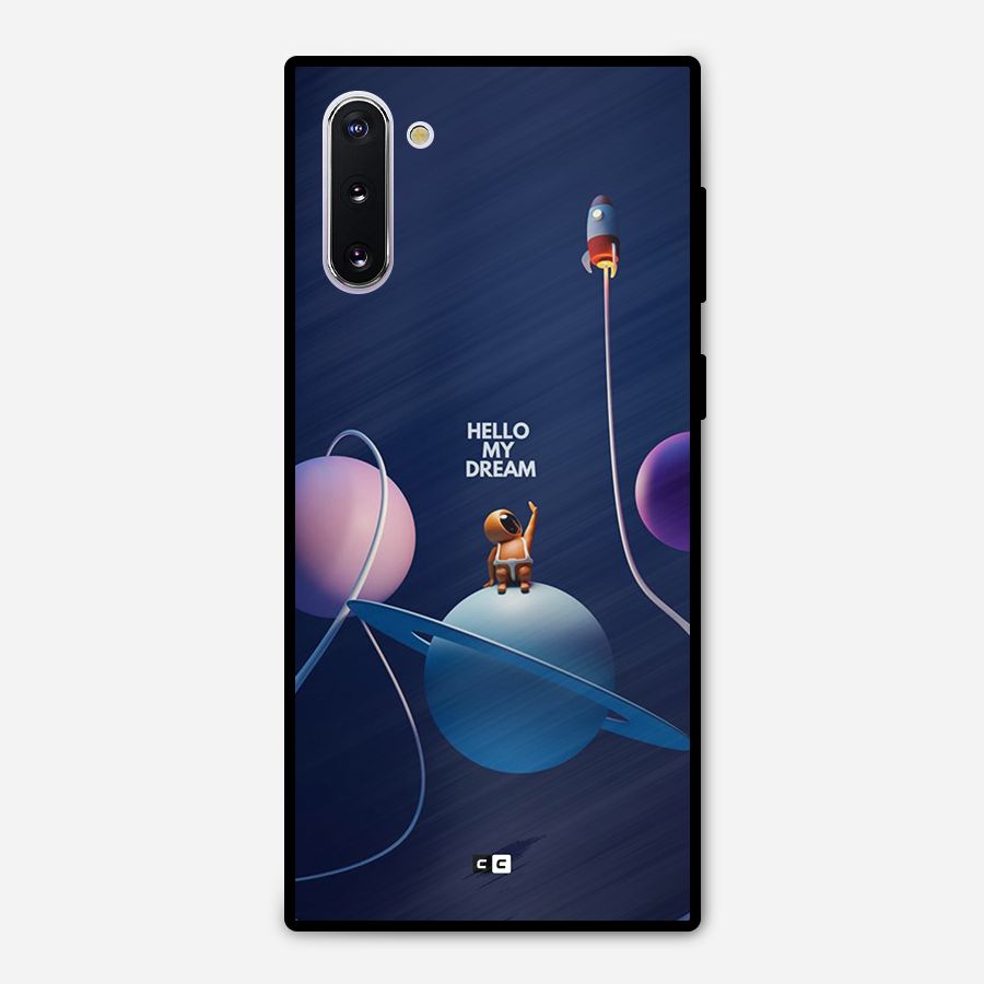 Hello My Dream Metal Back Case for Galaxy Note 10