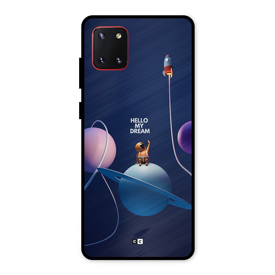 Hello My Dream Metal Back Case for Galaxy Note 10 Lite