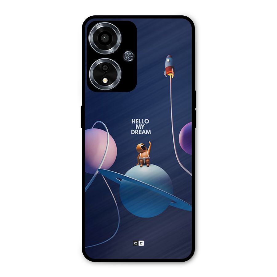 Hello My Dream Metal Back Case for Oppo A59
