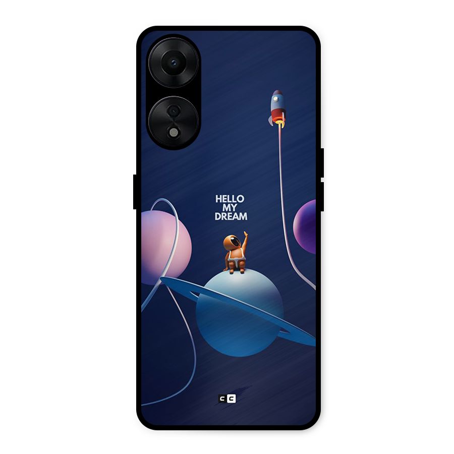 Hello My Dream Metal Back Case for Oppo A78 5G