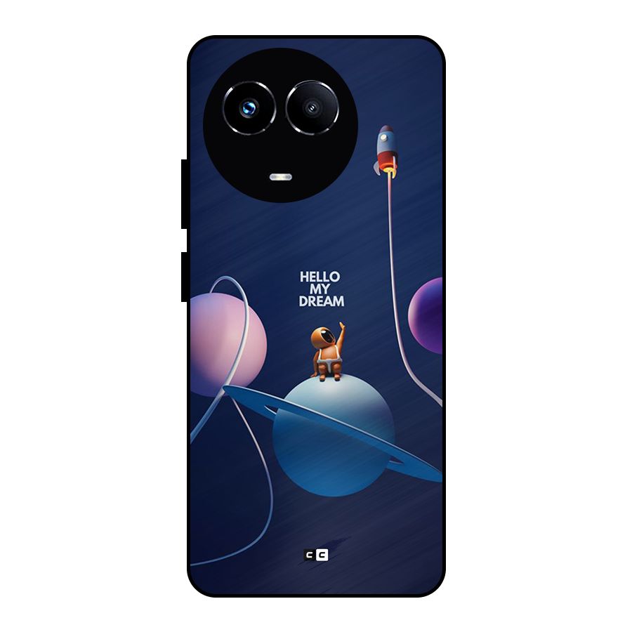 Hello My Dream Metal Back Case for Realme 11 5G