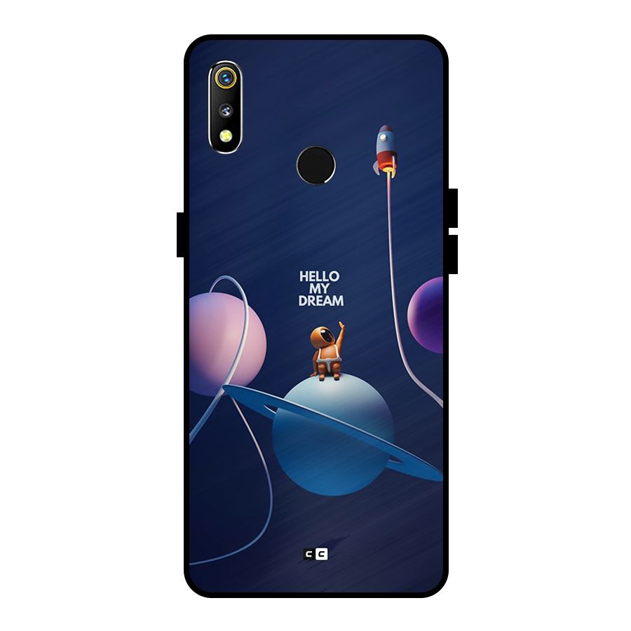 Hello My Dream Metal Back Case for Realme 3i