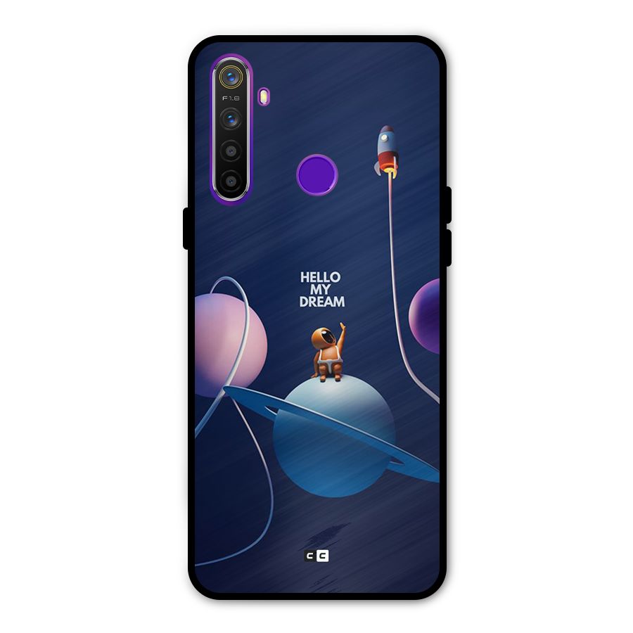 Hello My Dream Metal Back Case for Realme 5i