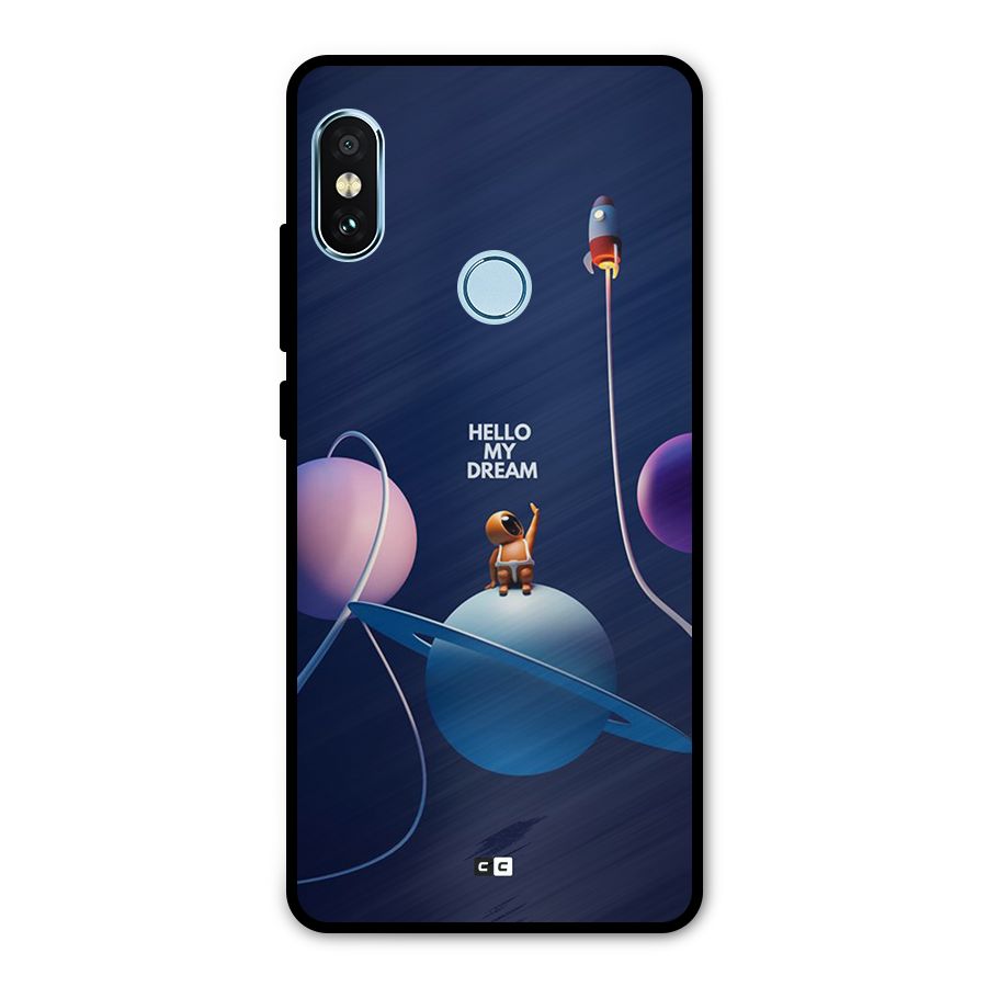 Hello My Dream Metal Back Case for Redmi Note 5 Pro
