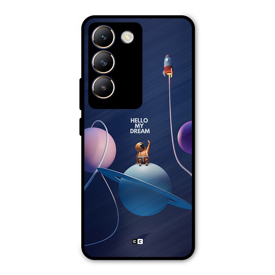 Hello My Dream Metal Back Case for Vivo T3 5G