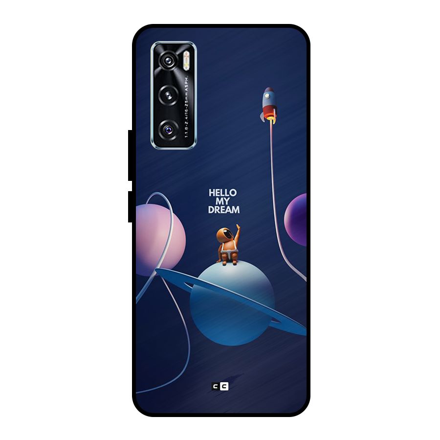 Hello My Dream Metal Back Case for Vivo V20 SE