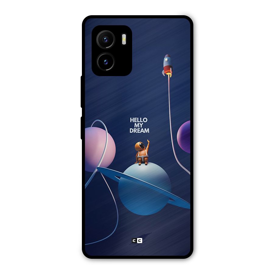 Hello My Dream Metal Back Case for Vivo Y15s