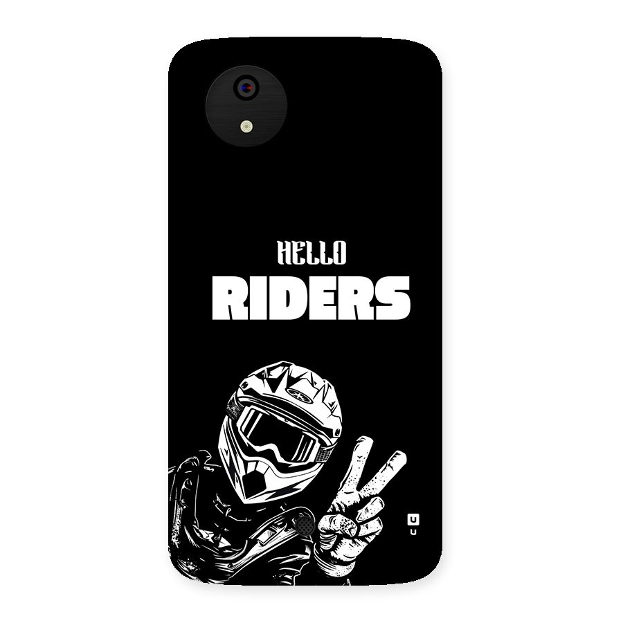 Hello Riders Back Case for Canvas A1  AQ4501
