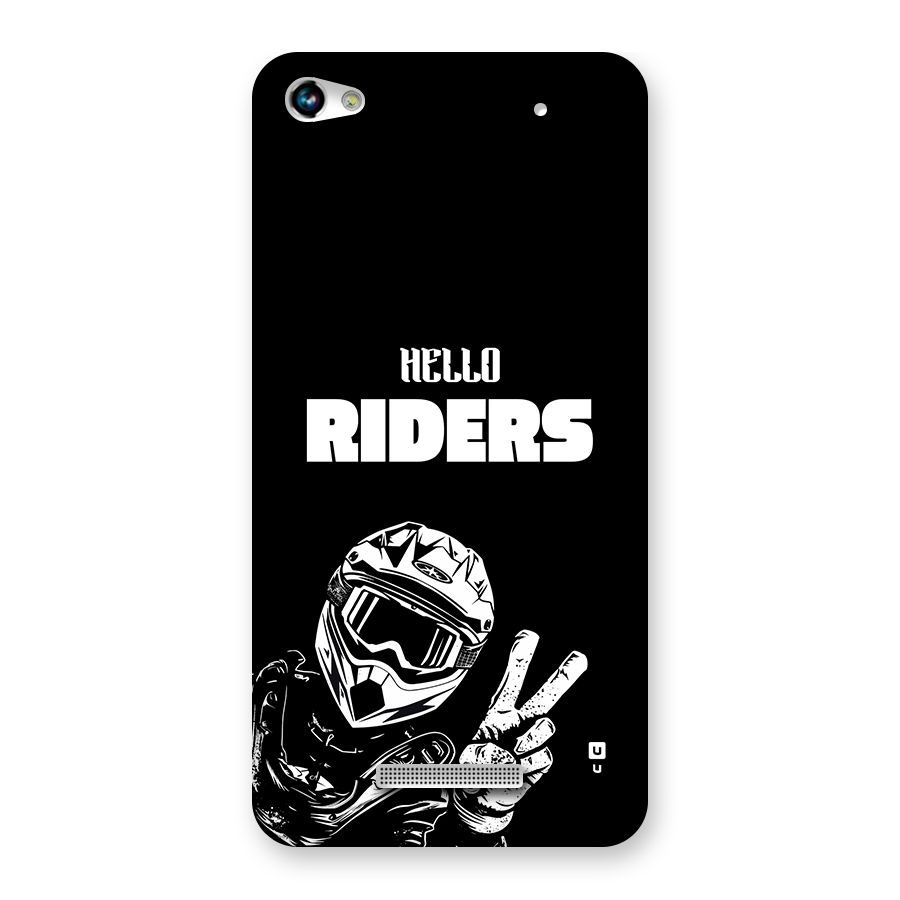 Hello Riders Back Case for Canvas Hue 2 A316