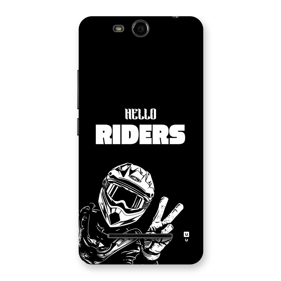 Hello Riders Back Case for Canvas Juice 3 Q392