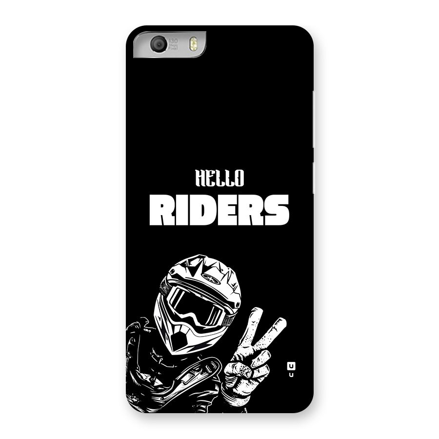 Hello Riders Back Case for Canvas Knight 2