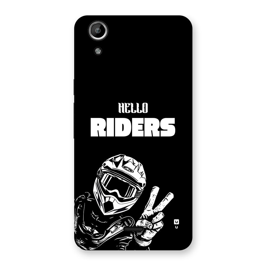 Hello Riders Back Case for Canvas Selfie Lens Q345