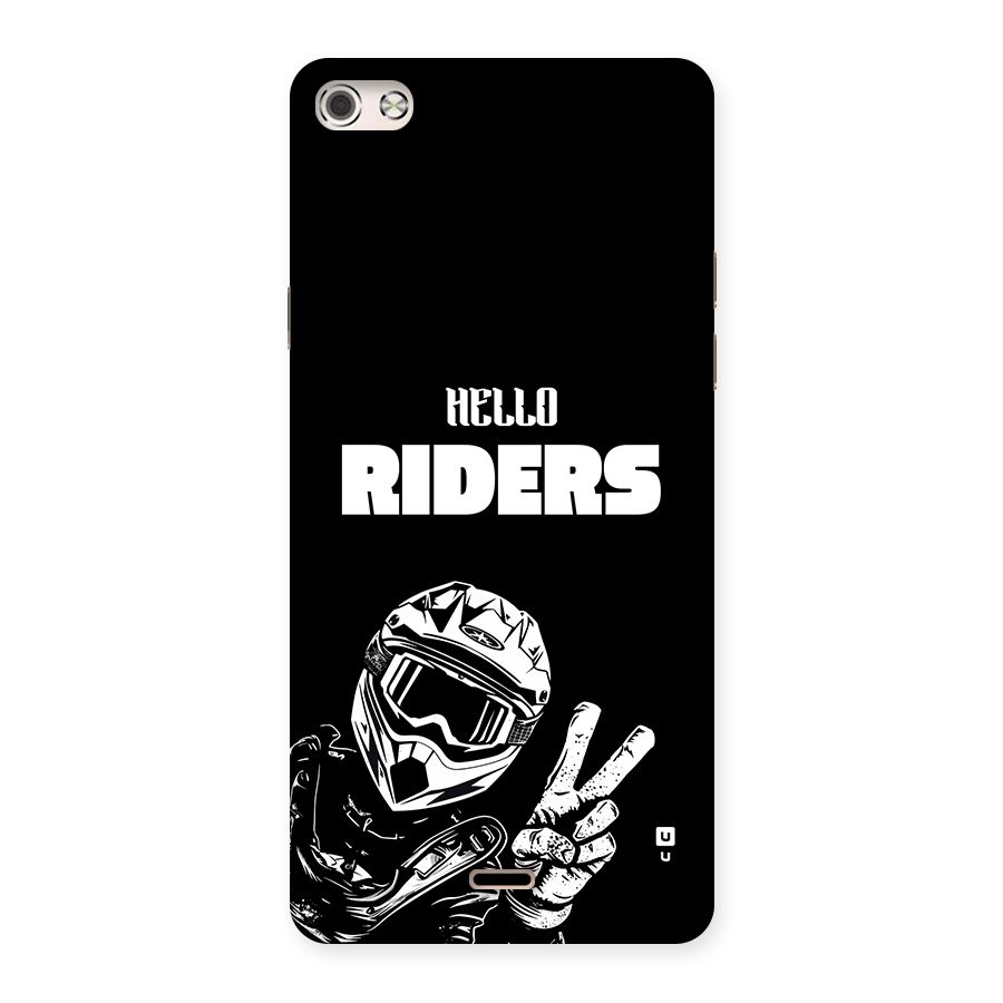 Hello Riders Back Case for Canvas Silver 5