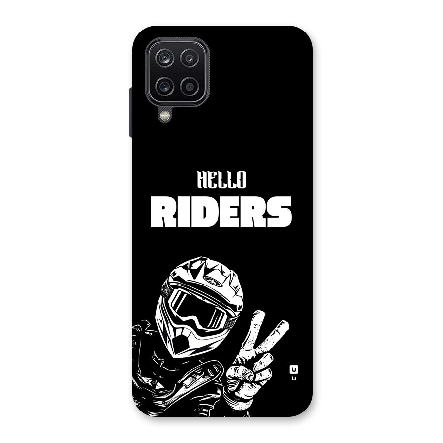 Hello Riders Back Case for Galaxy A12