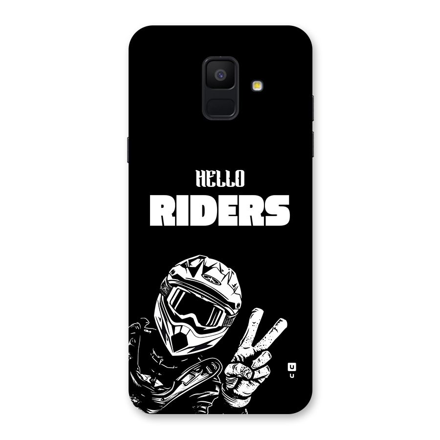 Hello Riders Back Case for Galaxy A6 (2018)
