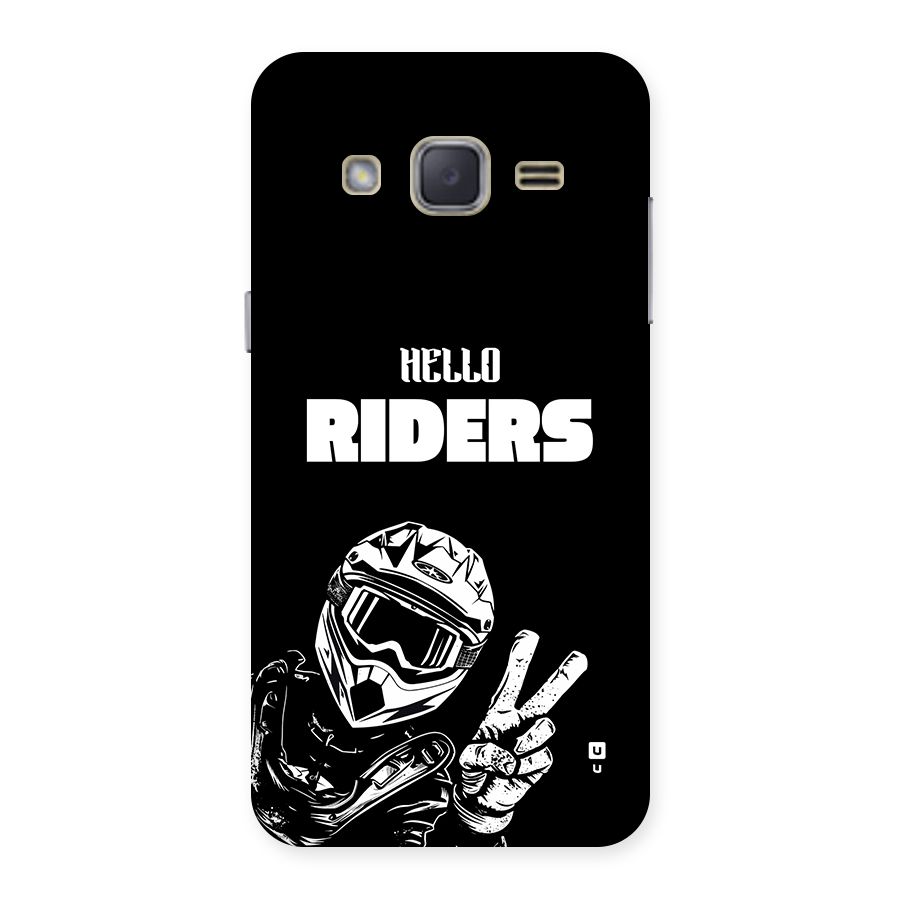 Hello Riders Back Case for Galaxy J2