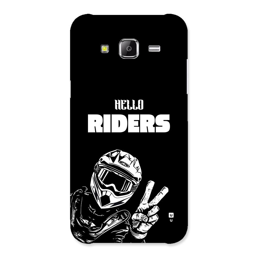 Hello Riders Back Case for Galaxy J2 Prime