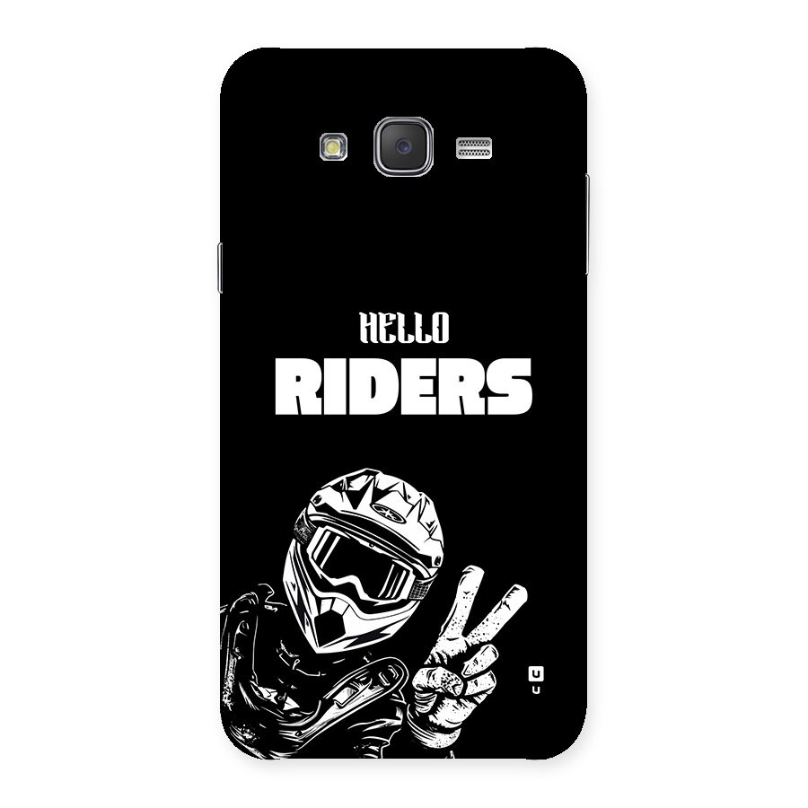 Hello Riders Back Case for Galaxy J7