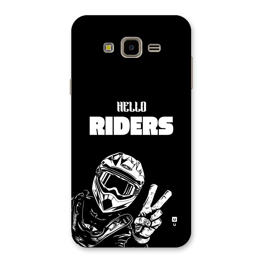 Hello Riders Back Case for Galaxy J7 Nxt