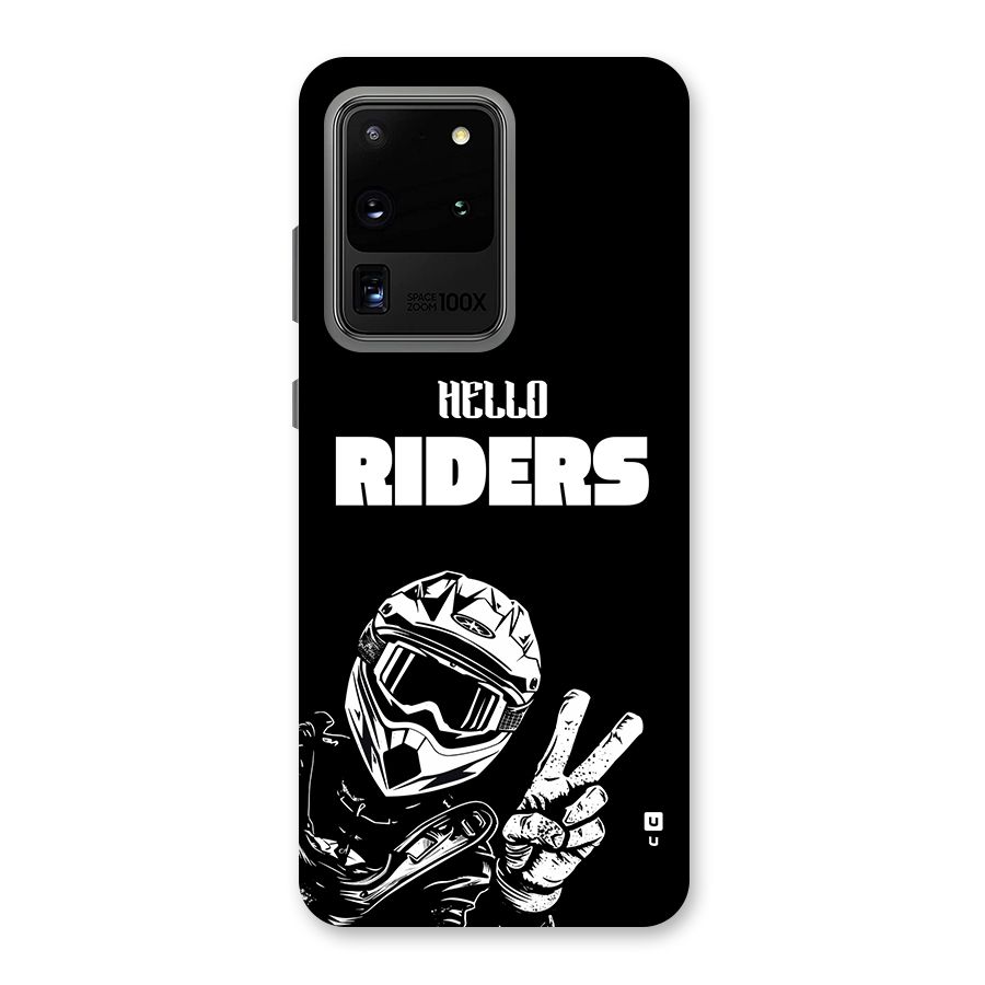 Hello Riders Back Case for Galaxy S20 Ultra