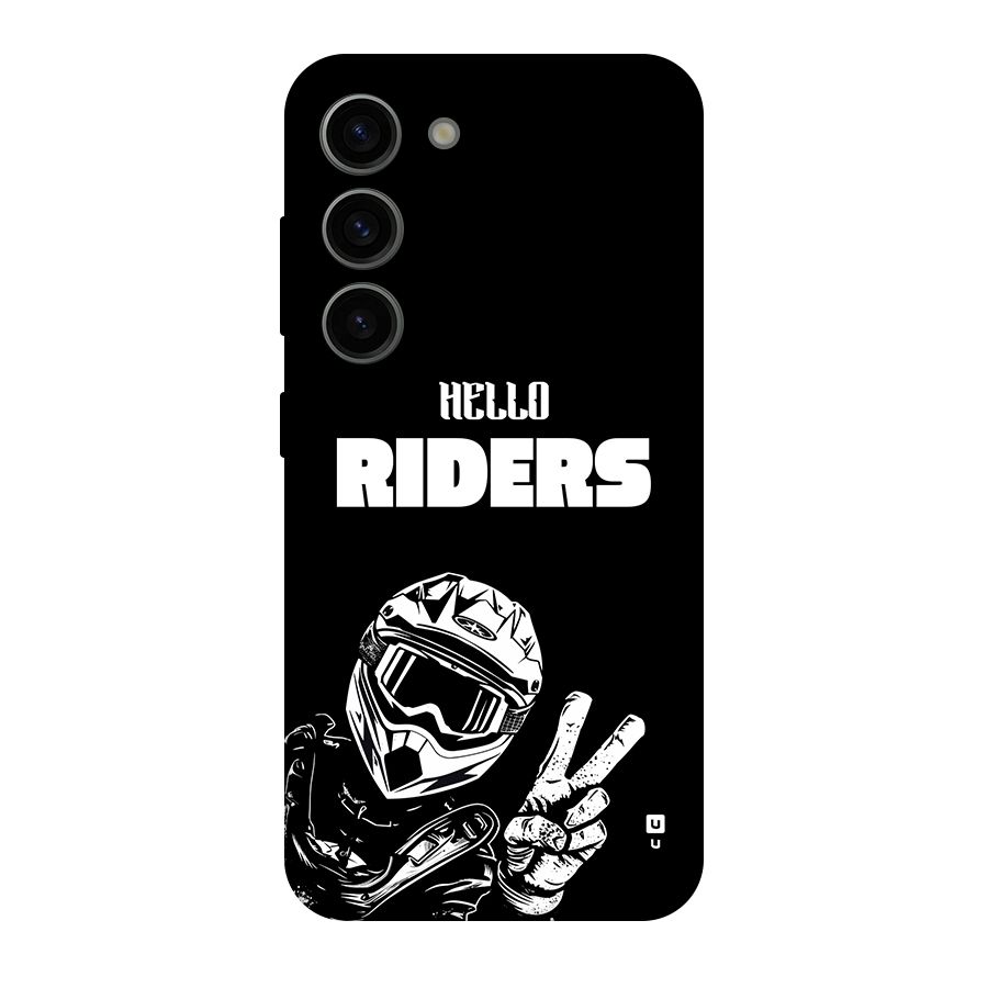 Hello Riders Back Case for Galaxy S23