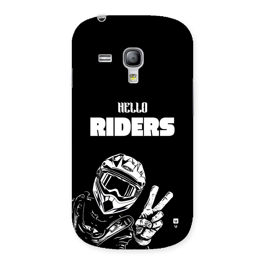 Hello Riders Back Case for Galaxy S3 Mini