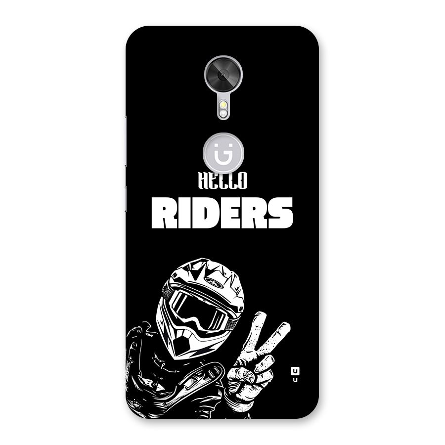 Hello Riders Back Case for Gionee A1