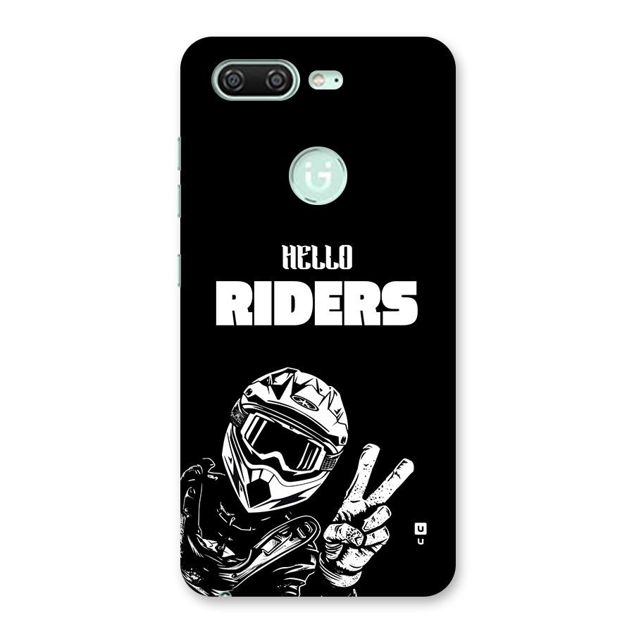 Hello Riders Back Case for Gionee S10
