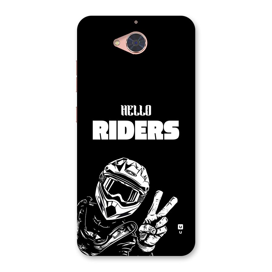 Hello Riders Back Case for Gionee S6 Pro