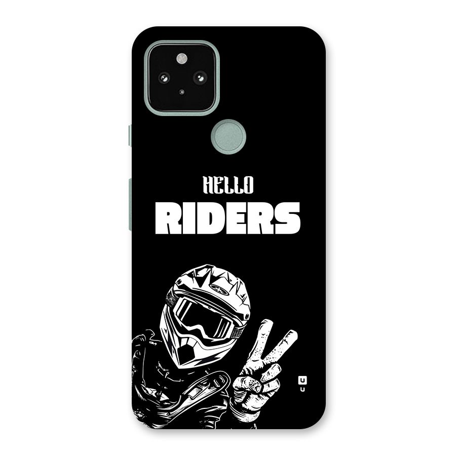 Hello Riders Back Case for Google Pixel 5
