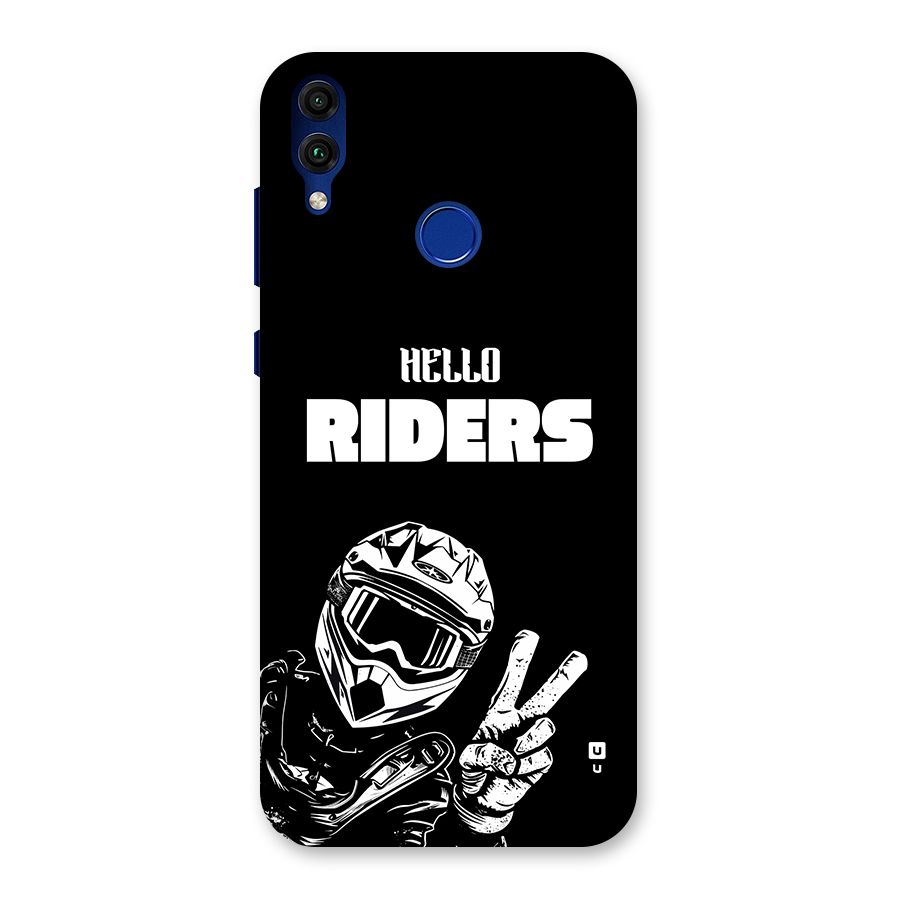 Hello Riders Back Case for Honor 8C