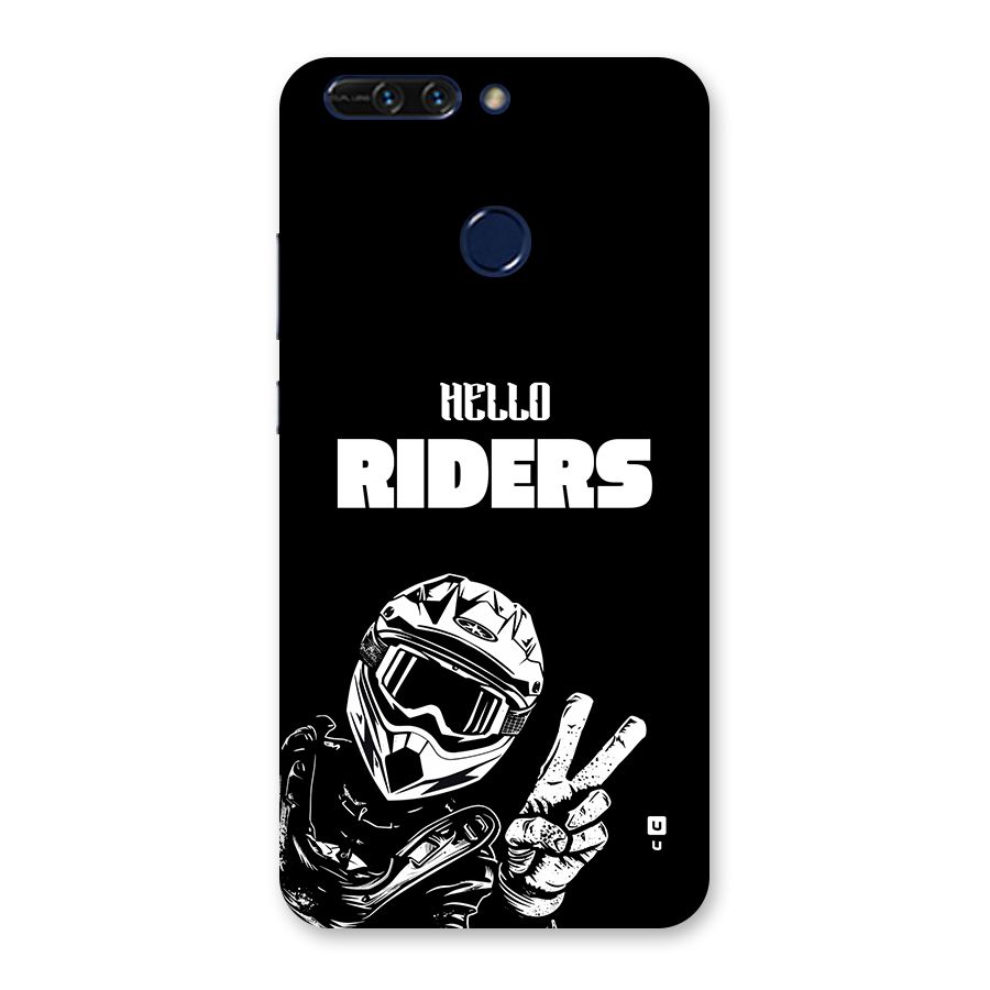 Hello Riders Back Case for Honor 8 Pro