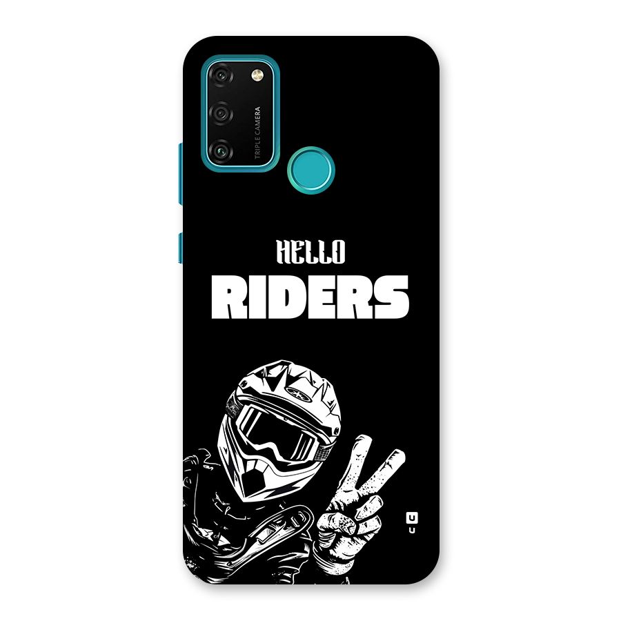 Hello Riders Back Case for Honor 9A