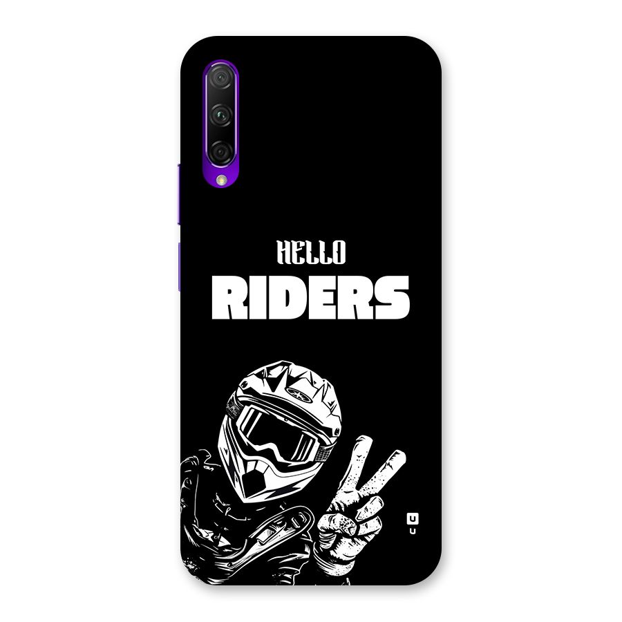 Hello Riders Back Case for Honor 9X Pro