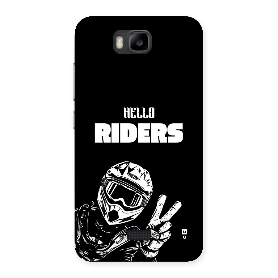 Hello Riders Back Case for Honor Bee