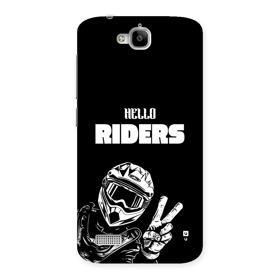 Hello Riders Back Case for Honor Holly