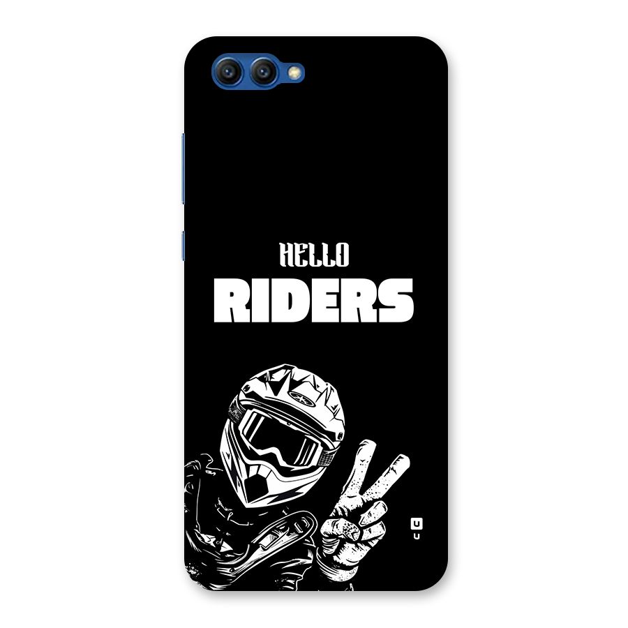 Hello Riders Back Case for Honor View 10