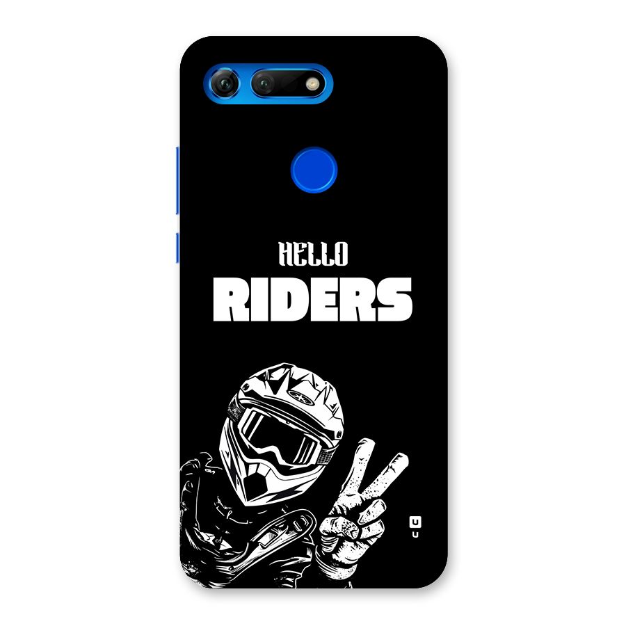 Hello Riders Back Case for Honor View 20