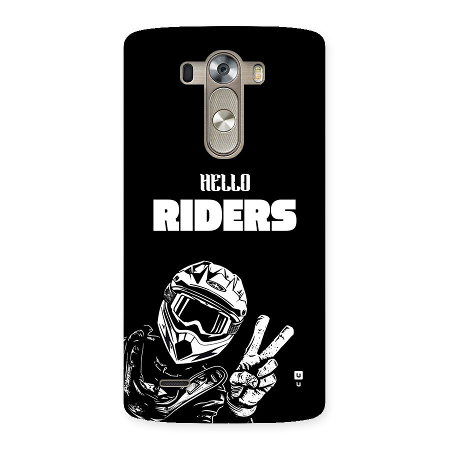 Hello Riders Back Case for LG G3