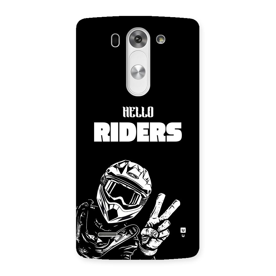 Hello Riders Back Case for LG G3 Mini