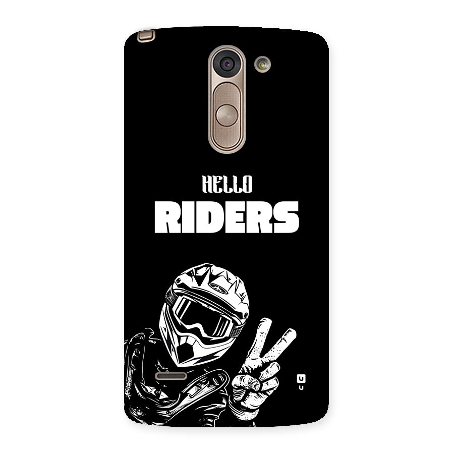 Hello Riders Back Case for LG G3 Stylus