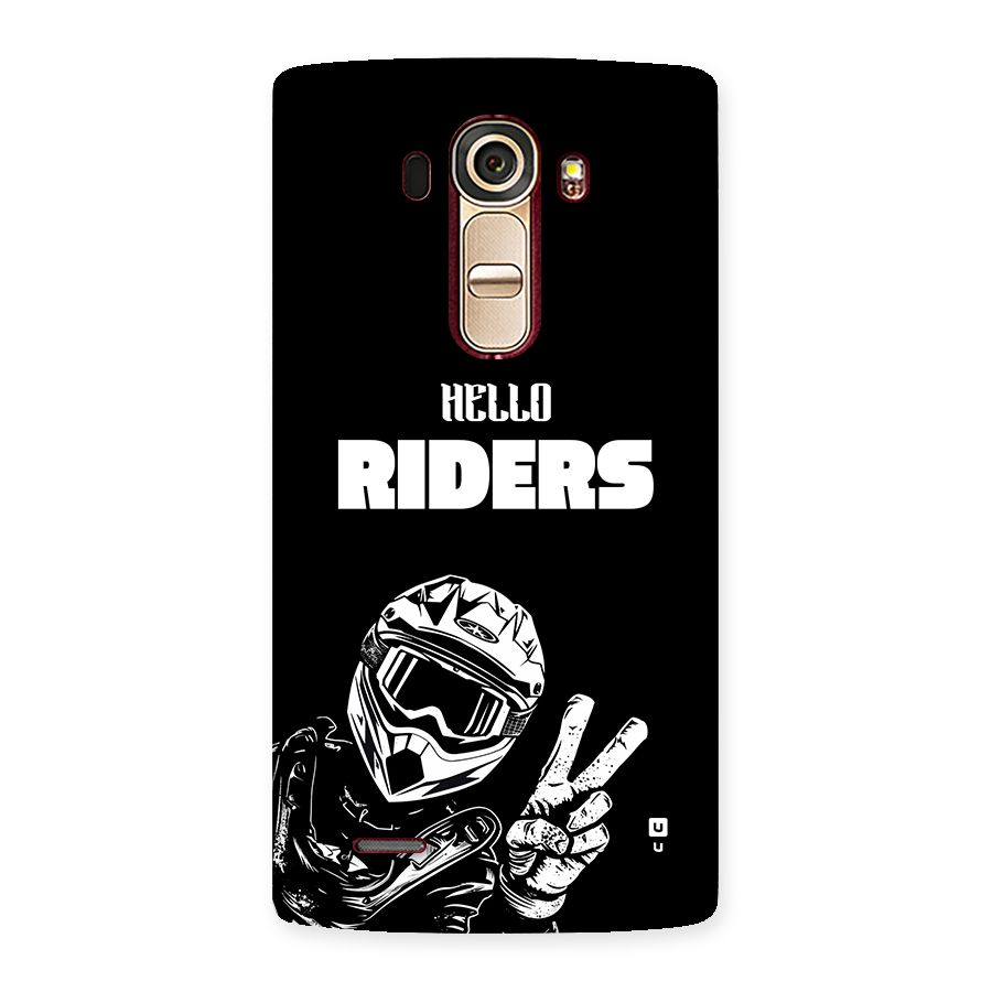 Hello Riders Back Case for LG G4